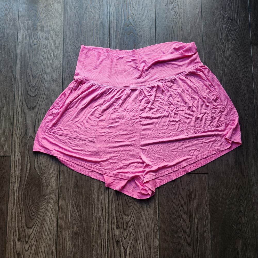 aerie pink women’s lounge shorts